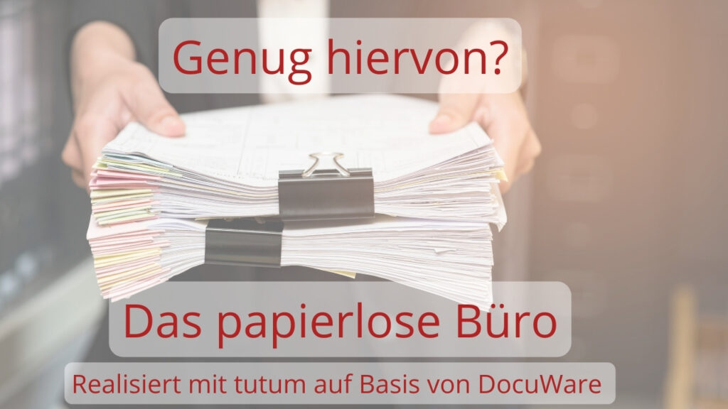 Papierloses Büro mit Win-CASA und tutum