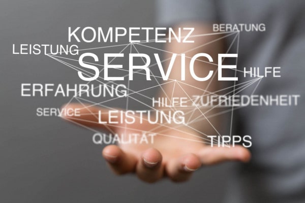 Supportvertrag hand mit service für Verwaltungsunternehmen